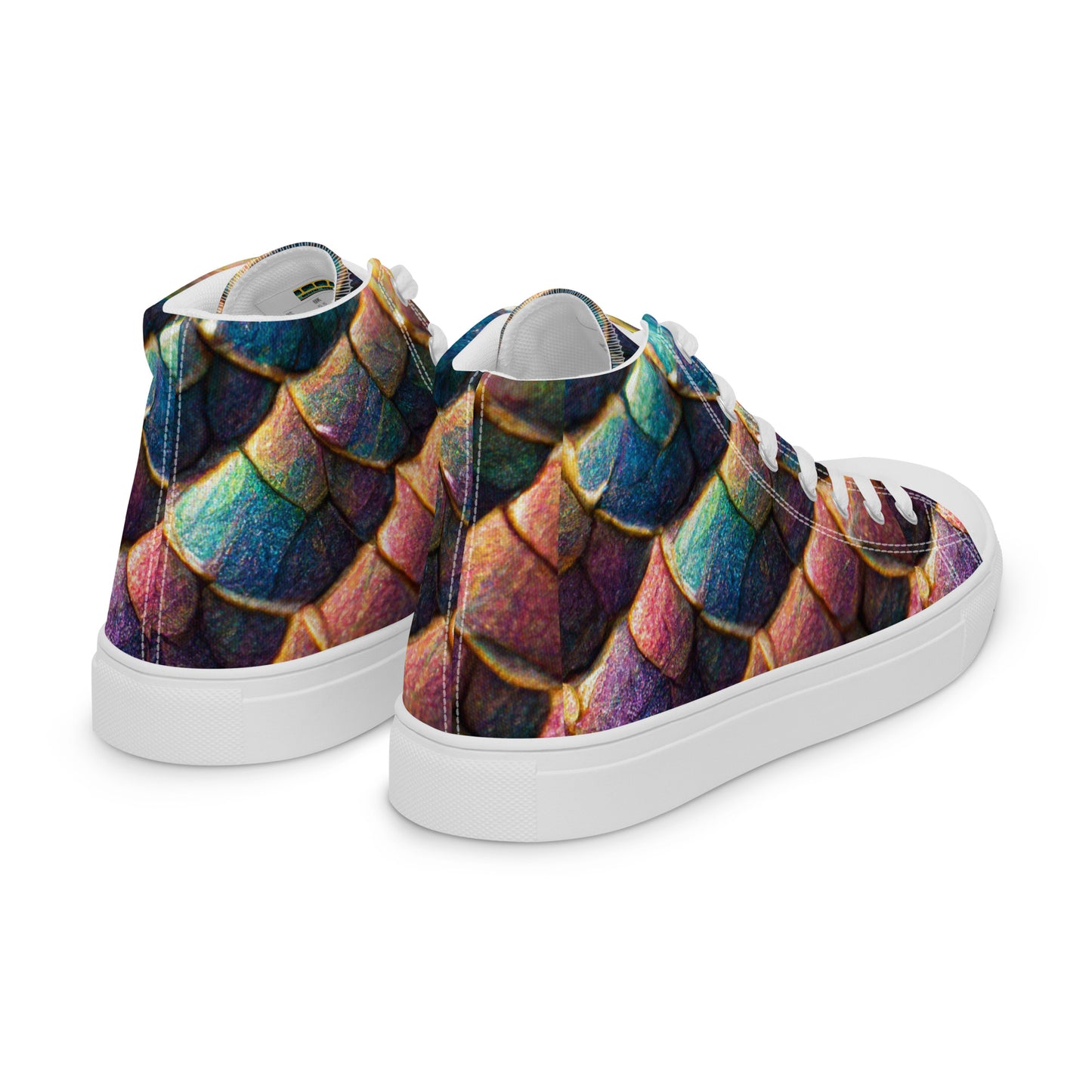 Joannesong, the Prismatic Wilderness Muse Women’s high top canvas shoes