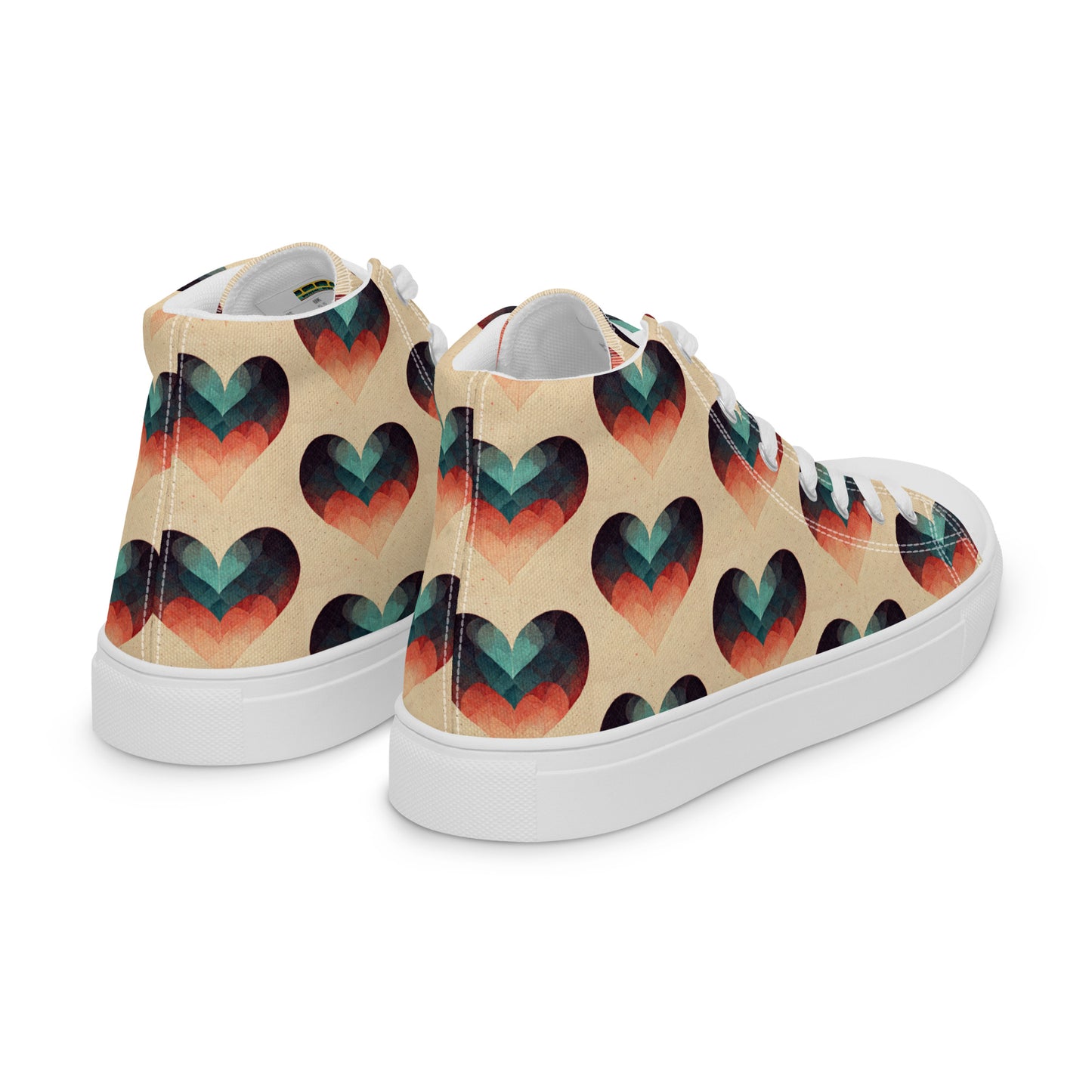 Romantic Reverie Women’s high top canvas shoes