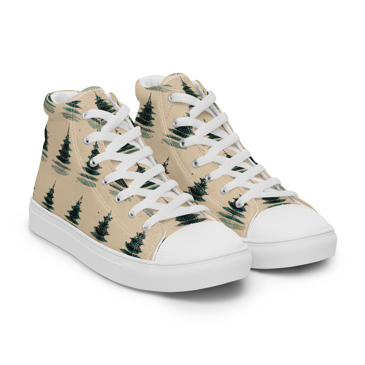 Yuletide Harmony Women’s high top canvas shoes