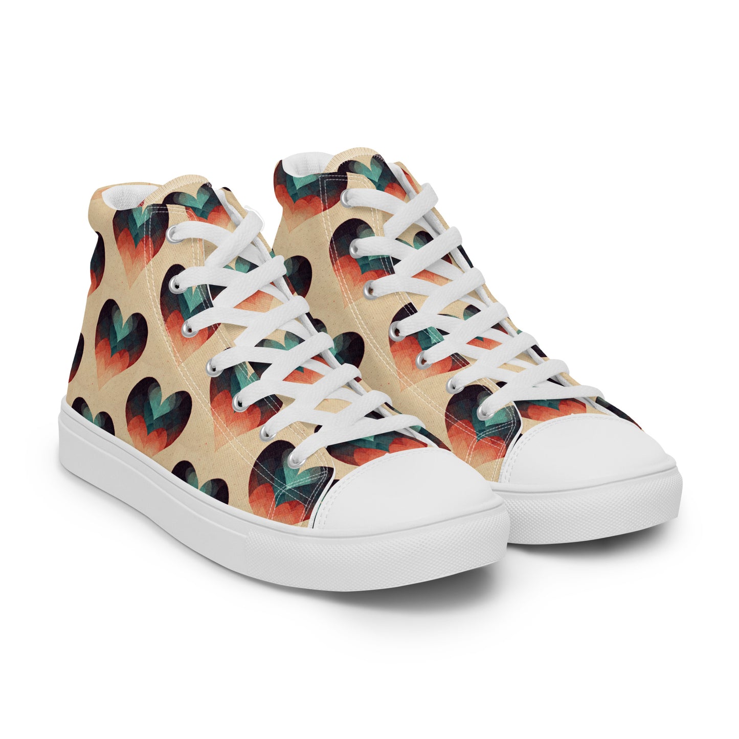 Romantic Reverie Women’s high top canvas shoes