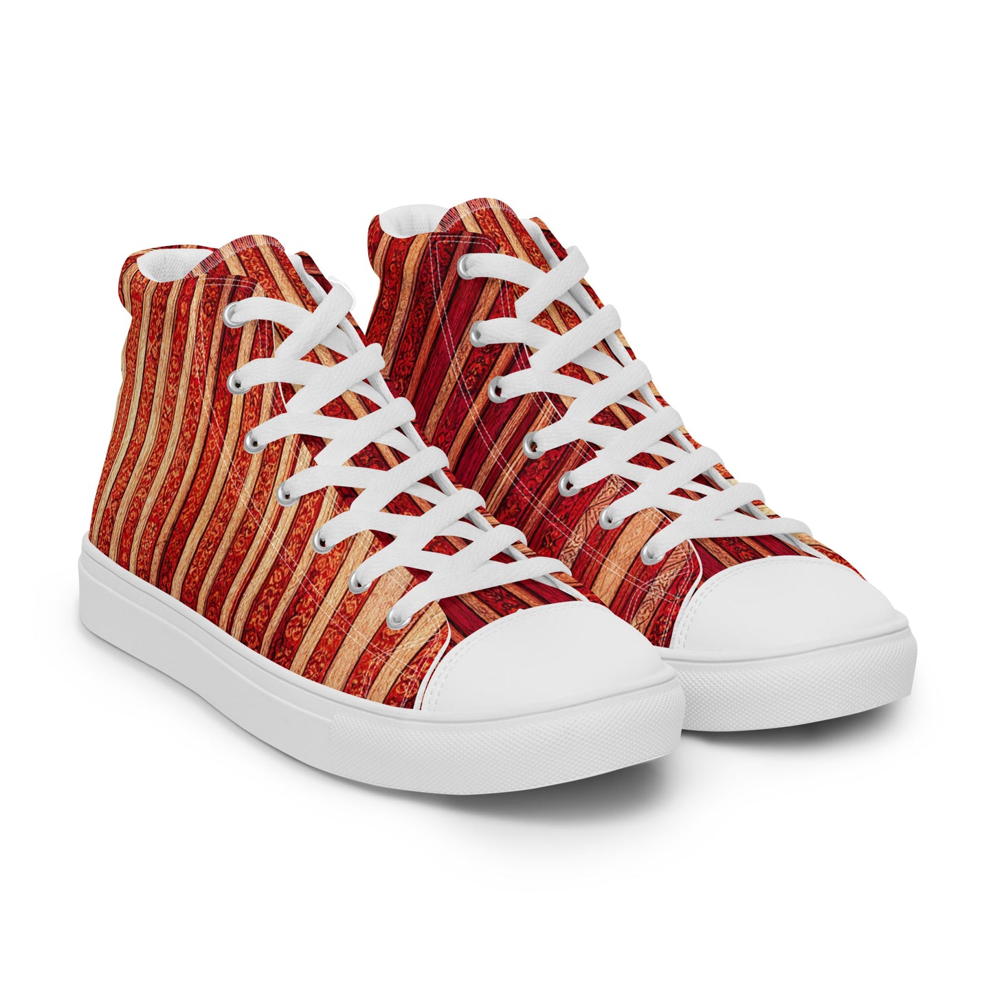 Intricate Carmine Women’s high top canvas shoes