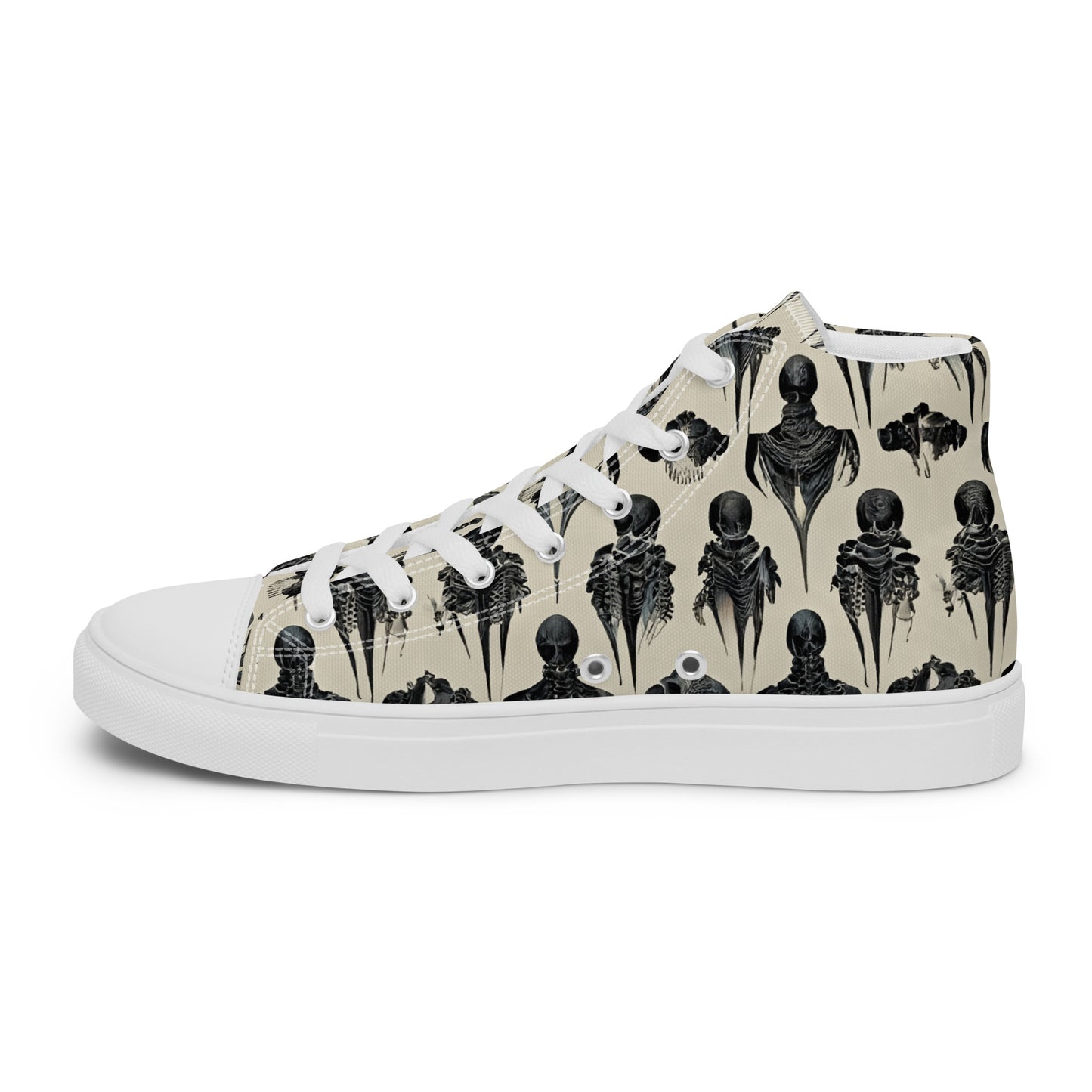 Bone Dance Women’s high top canvas shoes