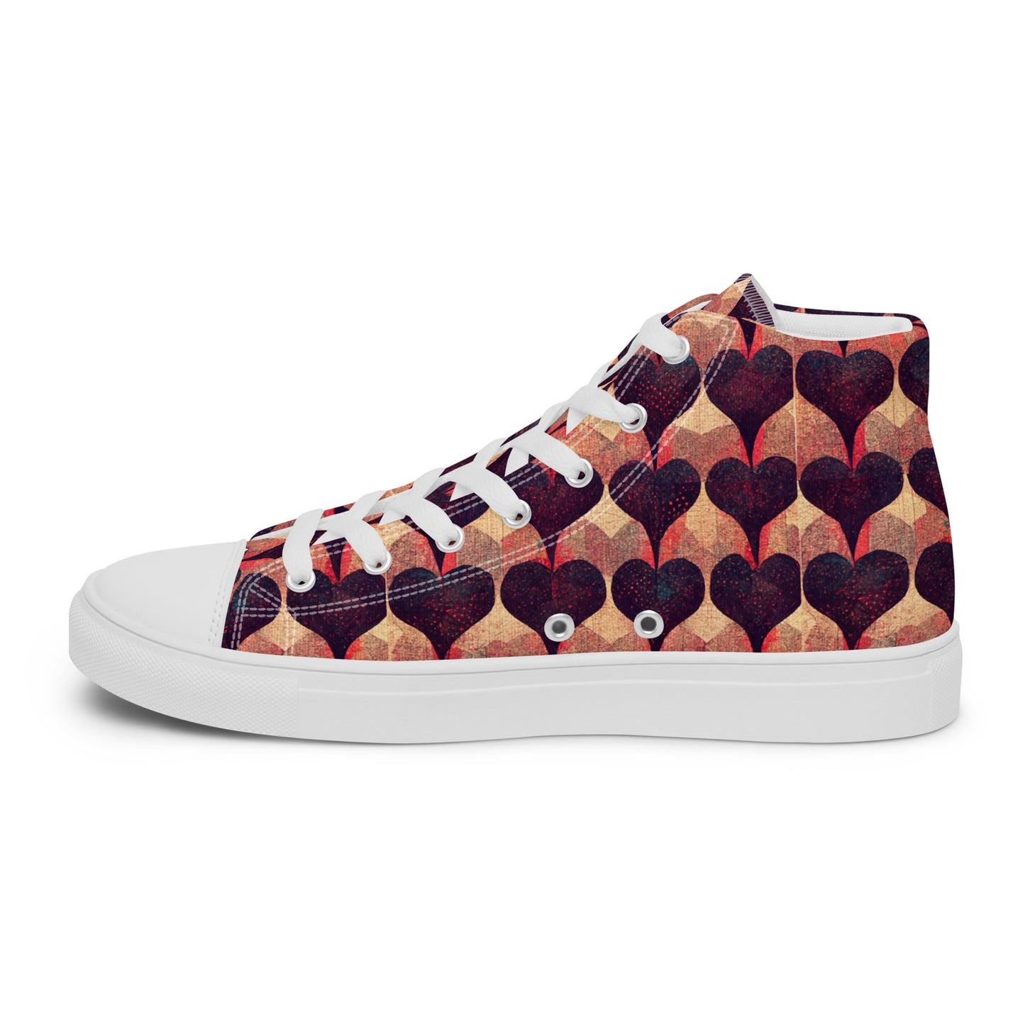 Loves Tapestry Women’s high top canvas shoes