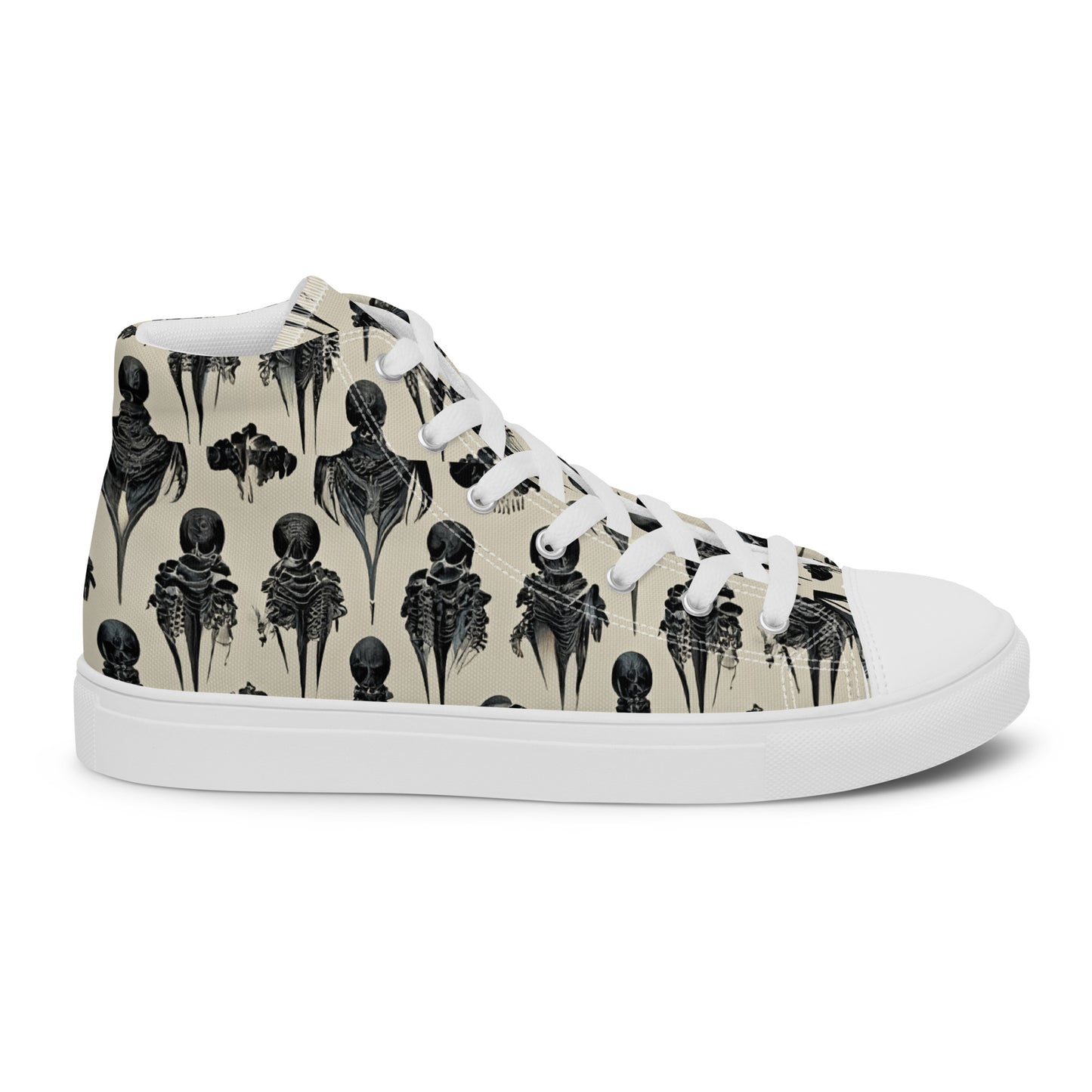 Bone Dance Women’s high top canvas shoes