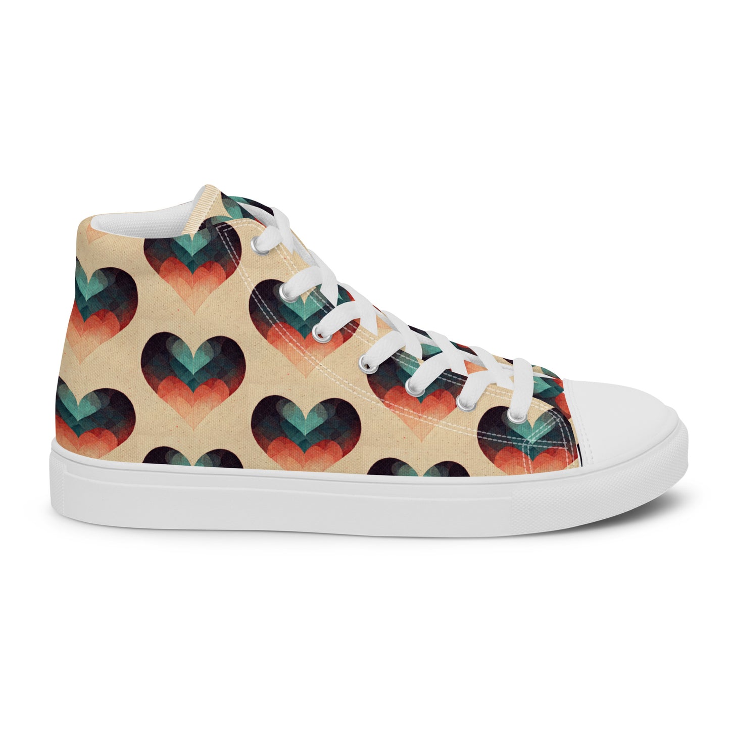 Romantic Reverie Women’s high top canvas shoes