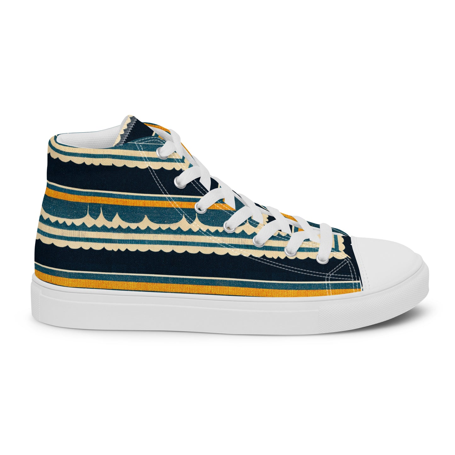 Ebb and Flow Women’s high top canvas shoes