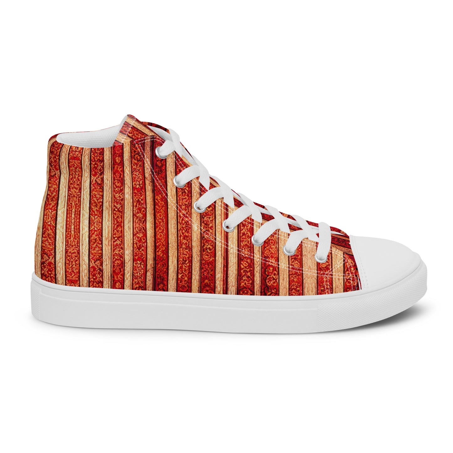 Intricate Carmine Women’s high top canvas shoes